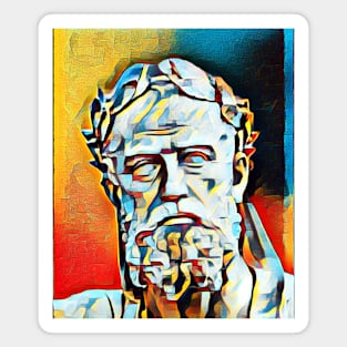 Xenophon Abstract Portrait | Xenophon Artwork 4 Magnet